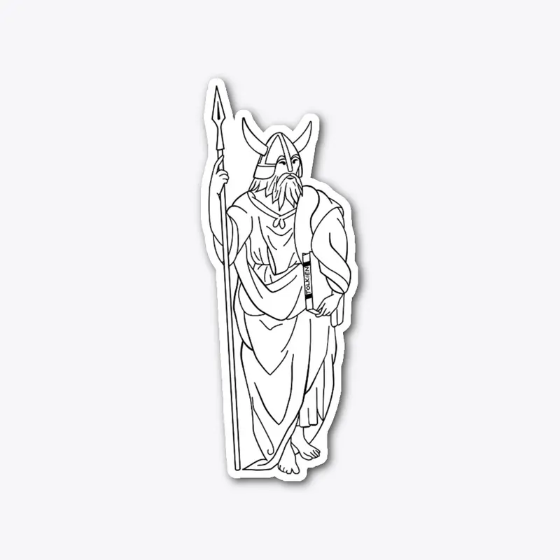 Plato-Odin Sticker