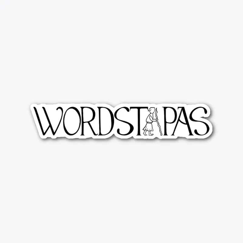 Wordstapas Logo Sticker